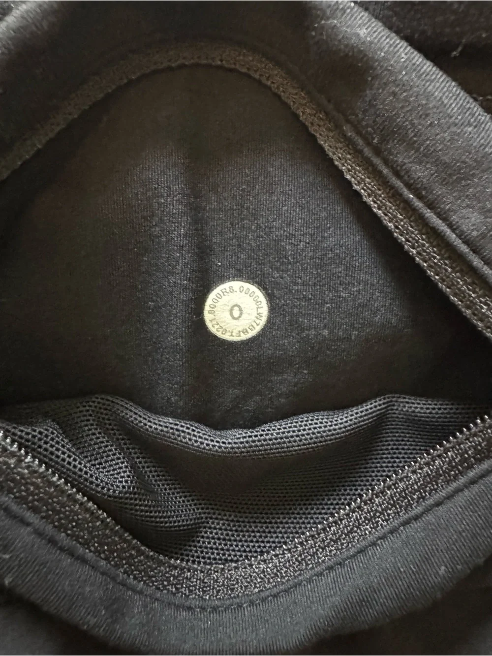 Lululemon Black Running Shorts Size 0 - Built-In Liner - Back Zip Pocket - Picture 6 of 7